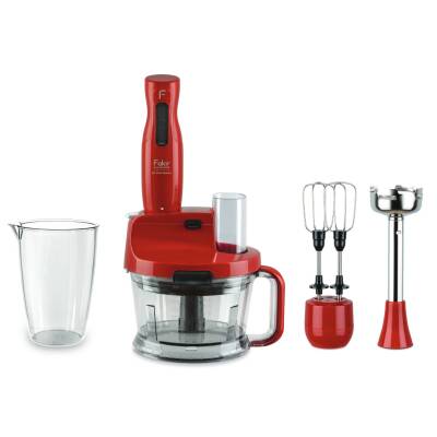 Mr. Chef Quadro Blender Seti Kırmızı - FAKİR